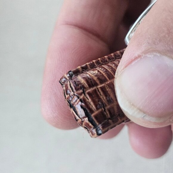 Strada Ldies Wristwatch Brown Leather Band Japan Quartz Movement Analog Watch - Picture 8 of 12